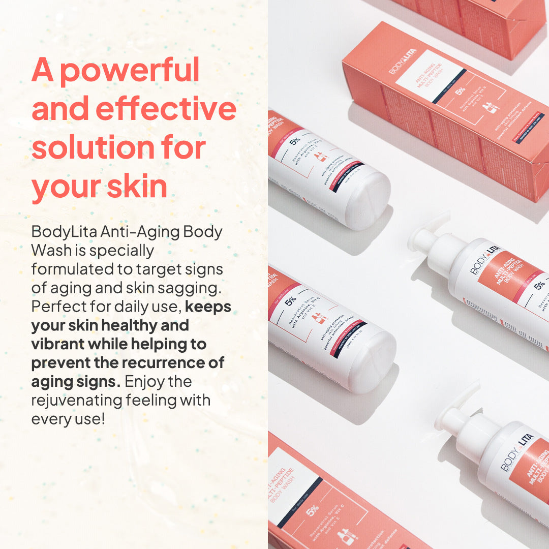 BodyLita Multi-Peptide Body Wash with 5% Serum