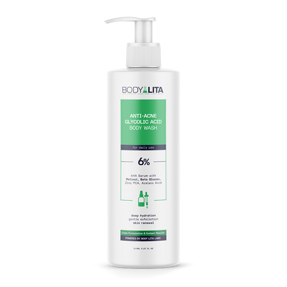 BodyLita Glycolic Acid and 6% Serum Body Wash