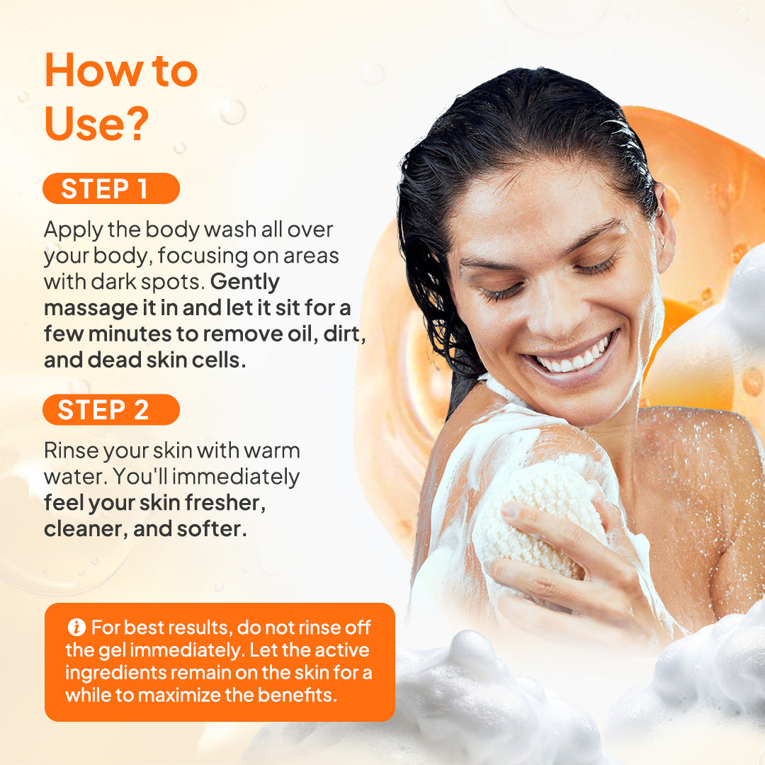 Kojic Acid Body Wash for Dark Spots