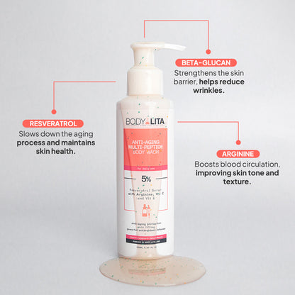 BodyLita Multi-Peptide Body Wash with 5% Serum