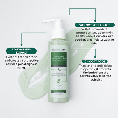 BodyLita Anti-Cellulite Body Wash with Boryeong Mineral Clay
