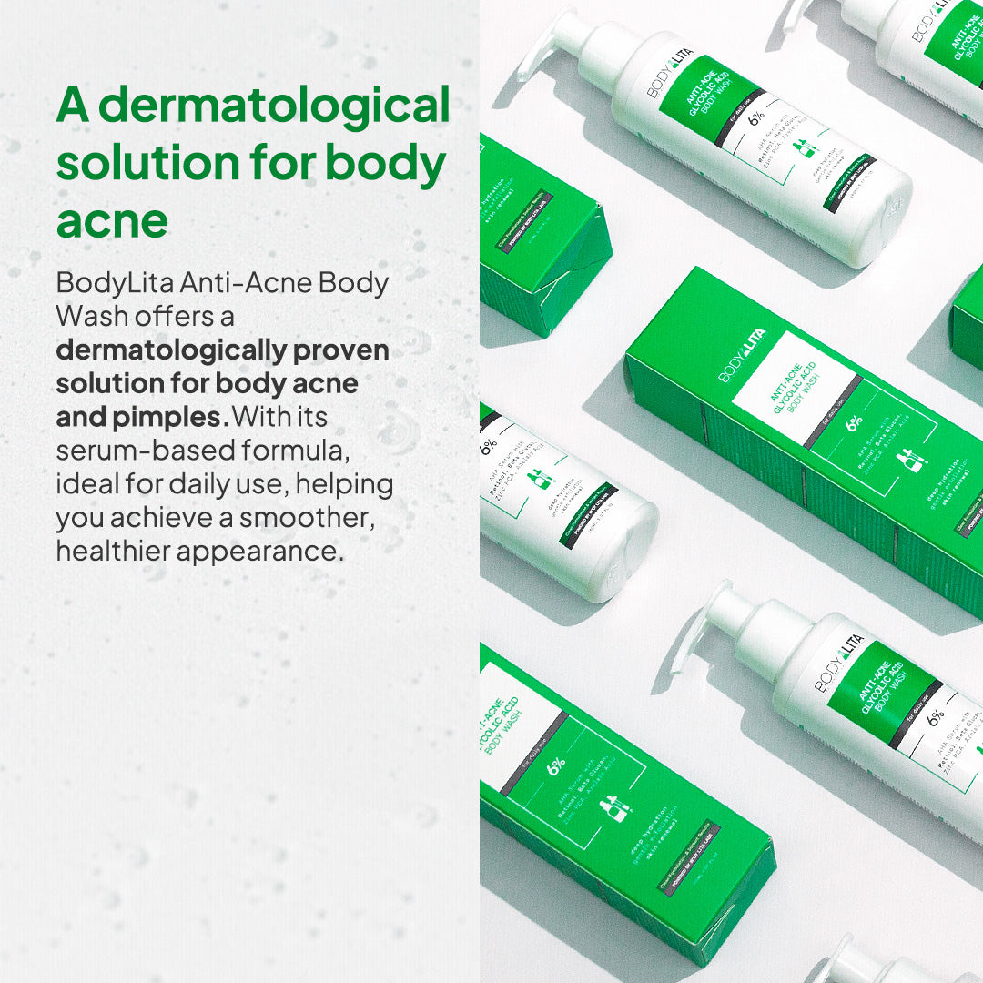 BodyLita Glycolic Acid and 6% Serum Body Wash