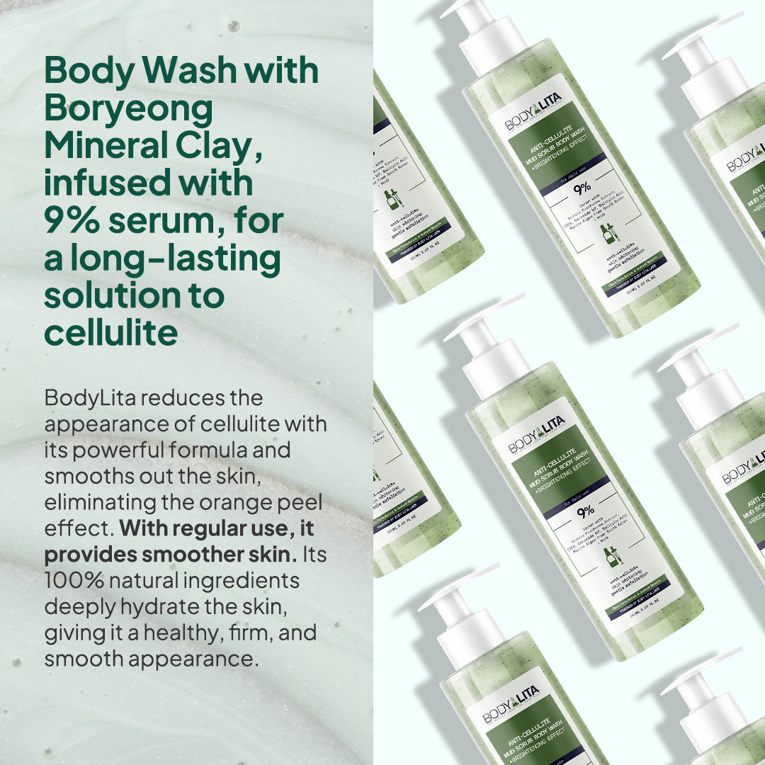 BodyLita Anti-Cellulite Body Wash with Boryeong Mineral Clay