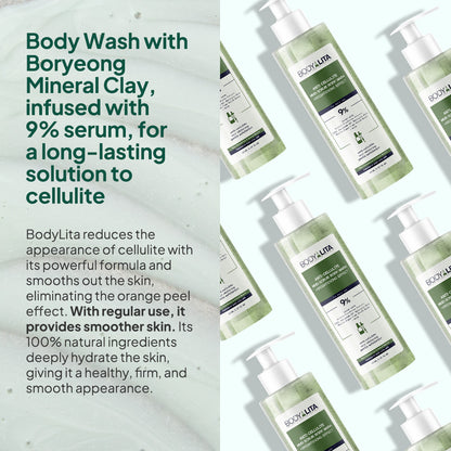 BodyLita Anti-Cellulite Body Wash with Boryeong Mineral Clay